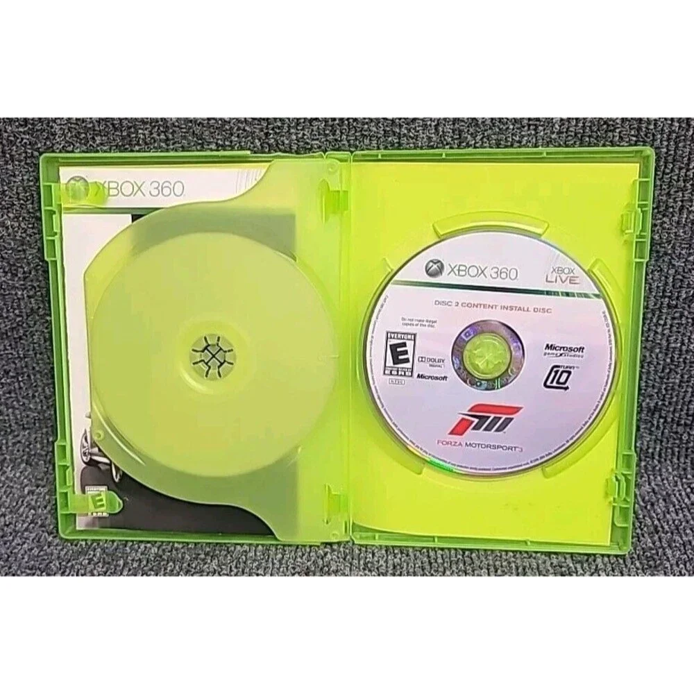 Xbox 360 Forza Motorsport 3 Microsoft 2 Disc Set 2009 w/Manual Tested CIB